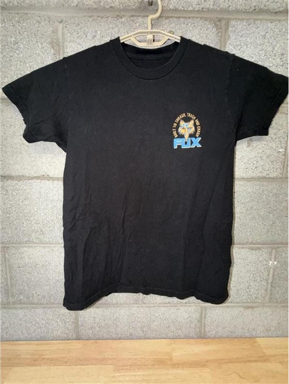 Fox Racing Tee Size M 2010s Black Moto Dirt Bike Shirt